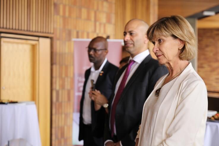 Johannesburg - The celebration was on October 22 nd at the Wits Linder Auditorium, with about 750 guests in
	attendance, including Baha’is and their friends. The MEC for Social Development, Ms Khosa also
	attended. Guest were welcomed by a marimba band. The actual programme included songs by 40
	children, and the Johannesburg Baha’i choir. Prayers were also shared and the film, “Light to the World”
	was viewed. Guests were also treated to a gumboot dance by participants of a junior youth group.